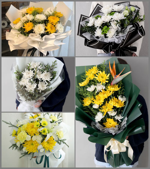 江苏南通如东市新店镇汤园社区白事花束代送